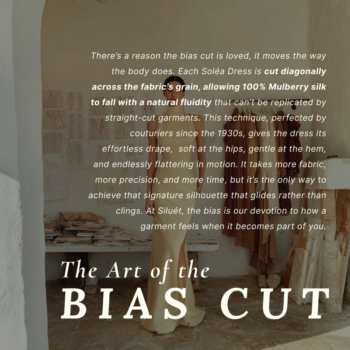 The Soléa Bias Dress (Pre-Order)